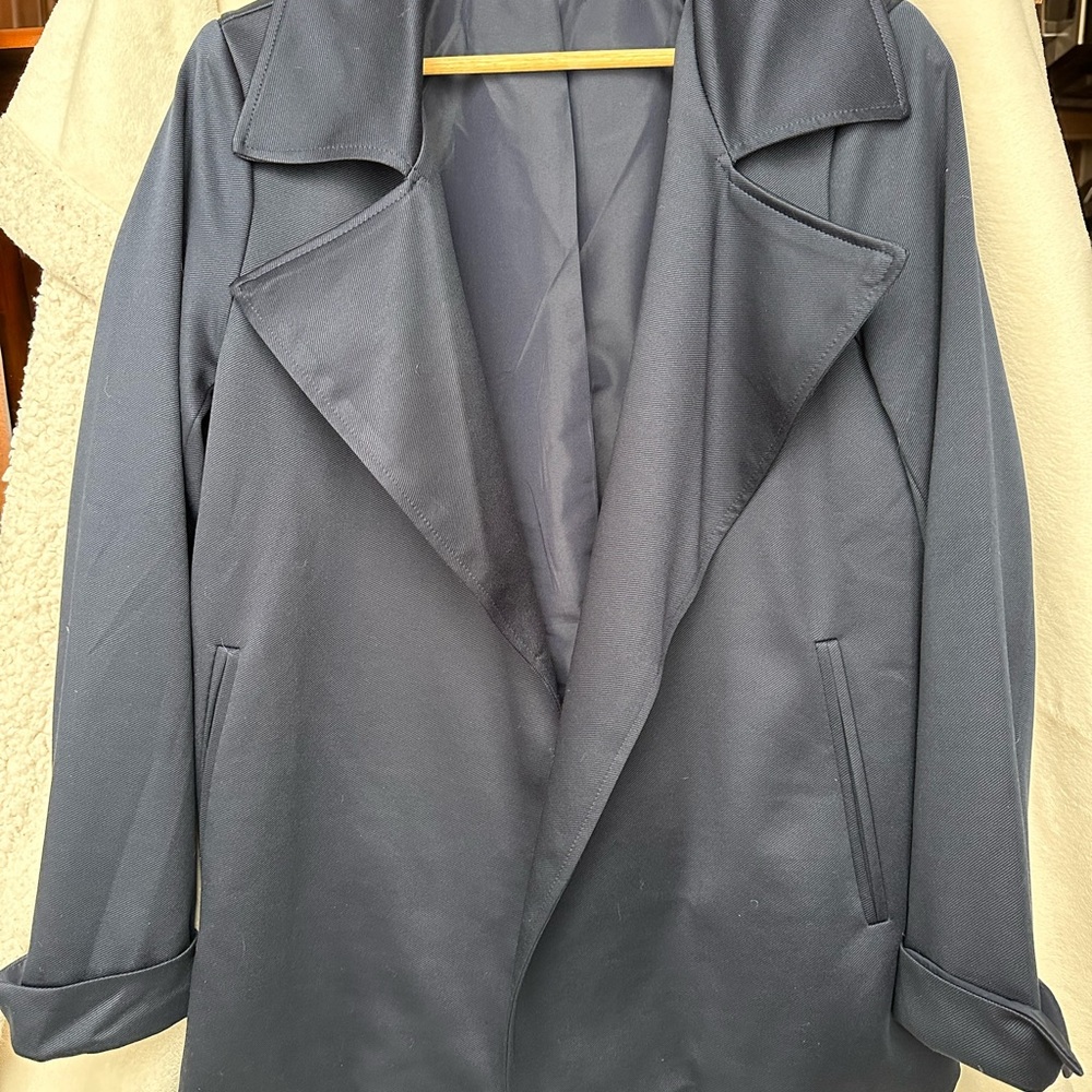 Adrianna Papell Navy Women's Blazer Coat